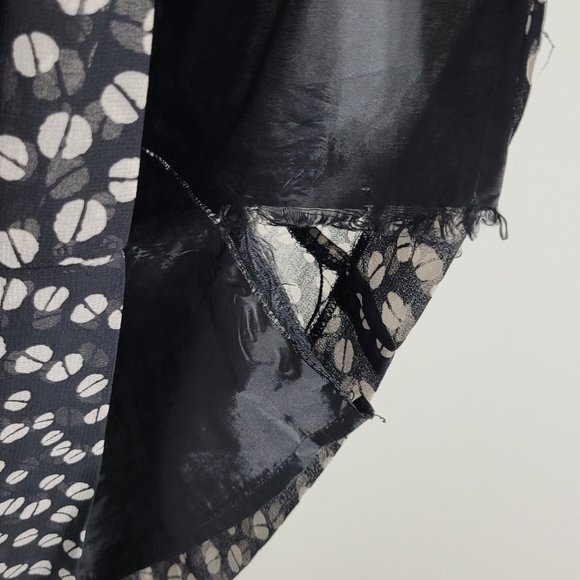 Mexx Women's Black Sleeveless Dots Printed Zipper Closure Knee Length Dress 34UK - Picture 7 of 11